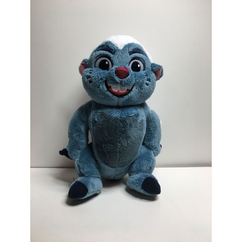 Disney Store Plush Lion King Blue Honey Badger Talking Bunga Lion Guard Toy